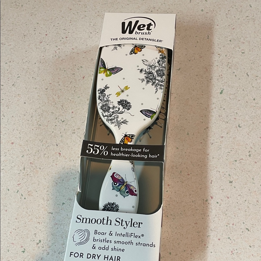 Wet Brush Smooth Styler White Butterfly Detangler Mackenzie child for target